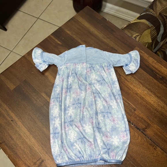 American Girl Bitty Baby Let It Snow Snuggle Set Sleeper Gown - Picture 2 of 2